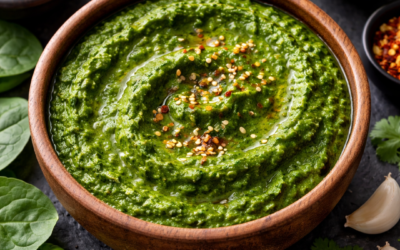 Palak Chutney Recipe | Healthy Spinach Chutney for Idli, Dosa & Rice