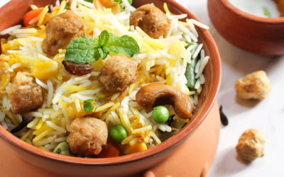 Soya Chunks Biryani Recipe – Healthy & Protein Rich Vegetarian Biryani
