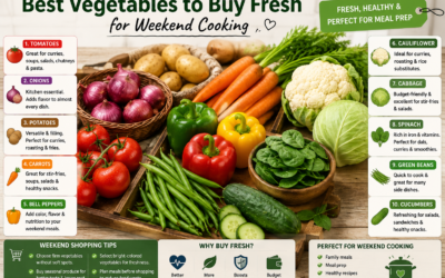 Best vegetables to buy fresh for weekend cooking