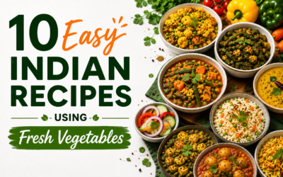 10 Easy Indian Recipes Using Fresh Vegetables